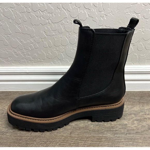 Sam Edelman Laguna Chelsea Boot Black Lug Sole Size 9 - Picture 5 of 8